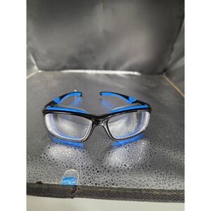 Safety Glasses ANSI Z87 2 Plus Black Blue Foam Seal Prescription Frames Pentax